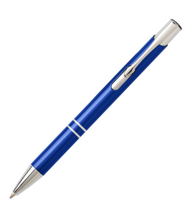 Ручка в металлическом, цветном корпусе с хромированными кольцами , 957061, под логотип