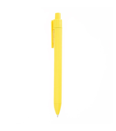 Необычная ручка с названием Textile Pen, в пластиковом корпусе и тканевой вставкой под логотип