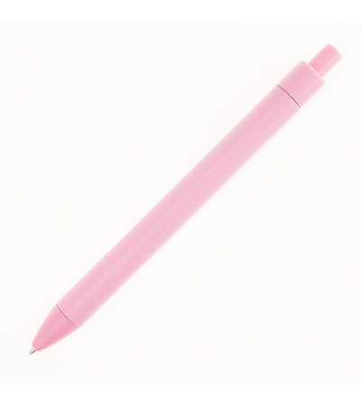 Необычная ручка с названием Textile Pen, в пластиковом корпусе и тканевой вставкой под логотип