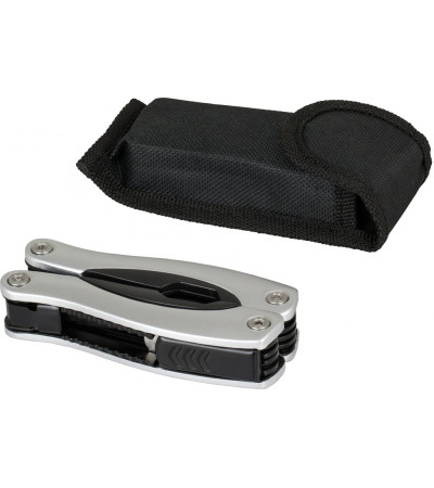 Мультитул под названием Grand, 10 в 1, из прочного металла, в чехле, под лазерную гравировку