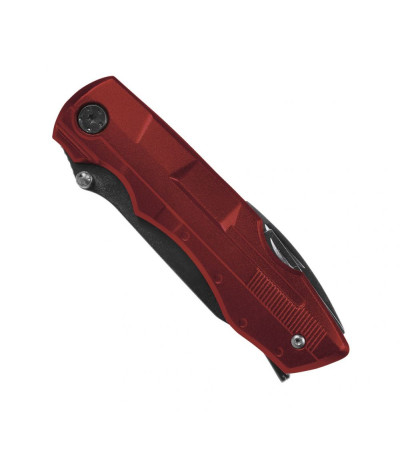 Универсальный нож, мультитул из металла, с названием Blade, 7 в 1, в комплекте набор бит и чехол, под логотип