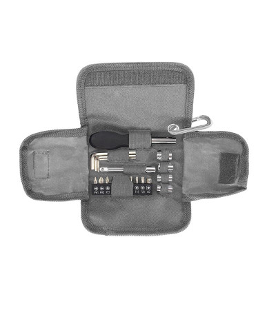 Качественный комплект 19 инструментов, с названием HELPER, с чехлом и карабином, 1100TS, под нанесение