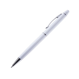 Ручка с красочным названием Osaka со стилусом, в металлическом, глянцевом корпусе, под нанесение