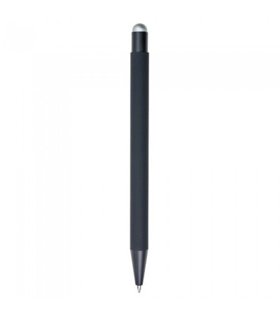 Ручка в оригинальном дизайне, в металлическом корпусе со стилусом, 9584, под цветную гравировку