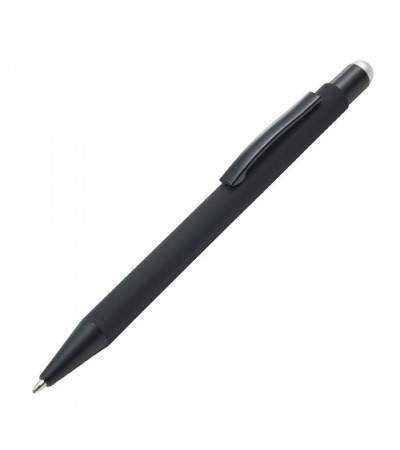 Ручка в оригинальном дизайне, в металлическом корпусе со стилусом, 9584, под цветную гравировку