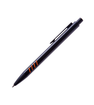 Ручка в интересном дизайне, называется Dublin, в матовом корпусе и яркими вставками, под гравировку