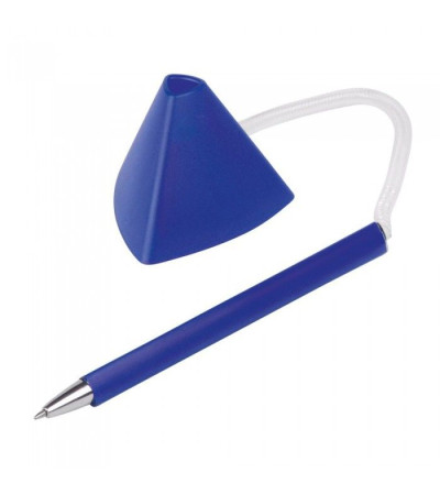 Ручка универсальная, на подставке со шнурком, с названием Triangle, под печать логотипа
