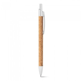 Металлическая ручка с основой из эко материалов, в комплекте с пеналом, под логотип