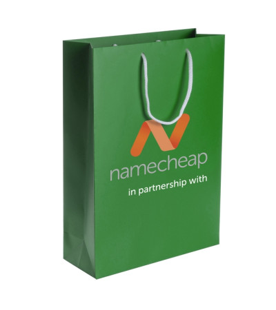 Пакеты из мелованной бумаги с логотипом