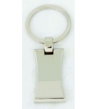 Брелок металлический с изогнутой формой № 24