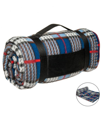 Плед полар-флисовый в клеточку ТМ "Sun Line" 230 г/м²