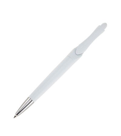 Ручка из пластика с необычным дизайном и хромированными элементами ТМ Bergamo 1580