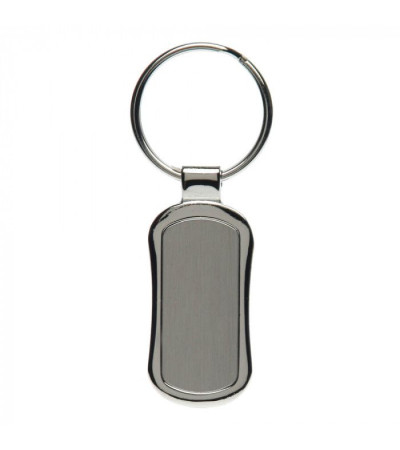 Металлический брелок элегантной формы под лазерную гравировку 958654