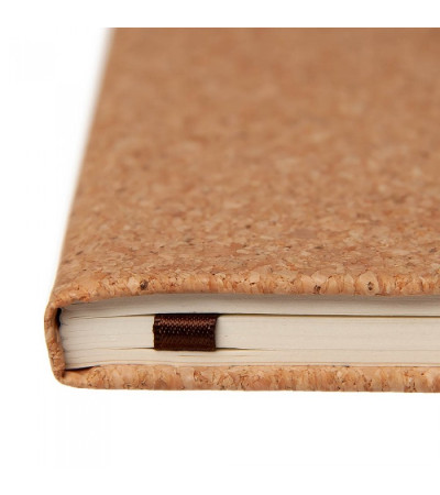 Светло-коричневый блокнот А5