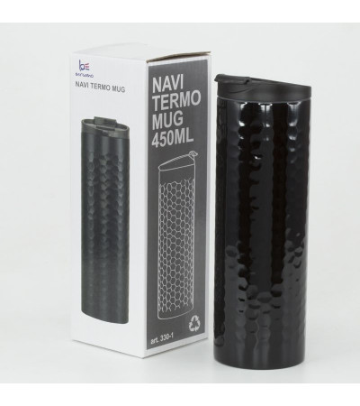 Термокружка 0,45 л, нержавеющая сталь, BPA Free 330