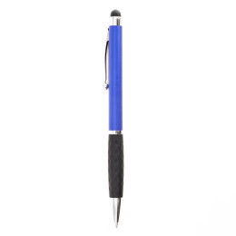 Ручка пластиковая в цветном корпусе с хромированными элементами и стилусом 7062 под печать