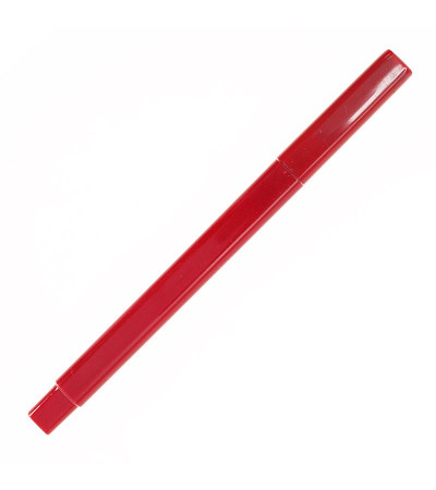 Пластиковая шариковая ручка Qube в форме квадрата с колпачком и металлическим клипом под печать