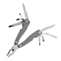Качественный, металлический мультитул, 10 в 1, на все случаи жизни, 957238, под нанесение логотипа
