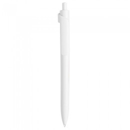 Ручка пластиковая в цветном корпусе с белыми элементами Forte (Lecce Pen) под тампо-печать