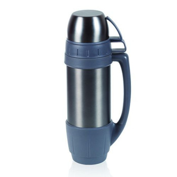 Термос MAXI, крышка-2 кружки, нержавеющая сталь, BPA FREE, 1200 мл. 8087-1