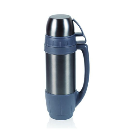 Термос MAXI, крышка-2 кружки, нержавеющая сталь, BPA FREE, 1200 мл. 8087-1