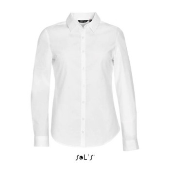 Рубашка женская из ткани стрейч с длинным рукавом SOL’S BLAKE WOMEN 01427