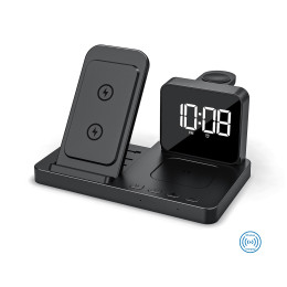 Бездротовий зарядний пристрій з годинником CONVEE, TM TEG