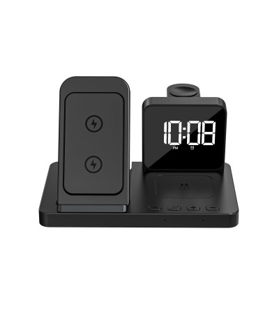 Бездротовий зарядний пристрій з годинником CONVEE, TM TEG