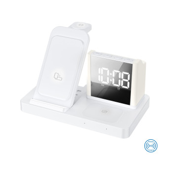Бездротовий зарядний пристрій з годинником Time Dock, TM TEG