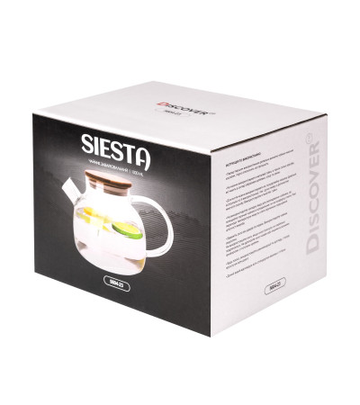 Чайник заварювальний Siesta 2, 1000 ml TM Discover