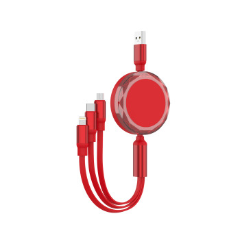 Зарядний кабель 3 в 1  Ruoki, ТМ TEG