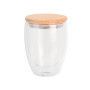 Стакан з подвійними стінками та бамбуковою кришкою Gino, TM Discover