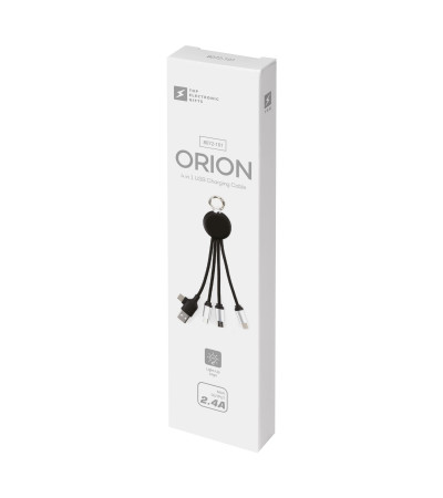 Зарядний кабель 3 в 1 з підсвідкою Orion, ТМ TEG